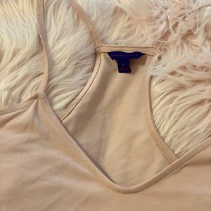 Razed back peplum tank top